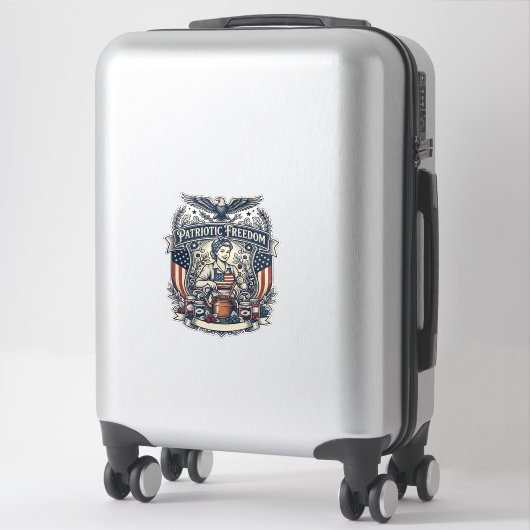 Patriottische Jam Maker Sticker (Koffer)