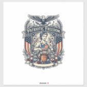 Patriottische Jam Maker Sticker (Vel)