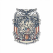 Patriottische Jam Maker Sticker (Voorkant)