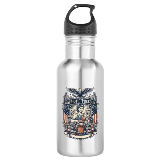 Patriottische Jam Maker Waterfles (Voorkant)