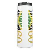 Patriottische JAMAICA 60e Jubileum Monogram Thermosbeker (Achterkant)
