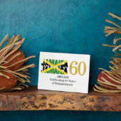 Patriottische JAMAICA 60e Jubileum Onafhankelijkhe Fotoplaat (Zijkant)