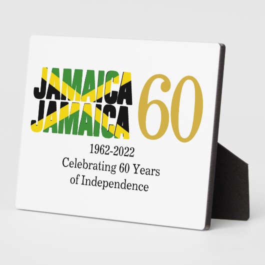 Patriottische JAMAICA 60e Jubileum Onafhankelijkhe Fotoplaat (Zijkant)