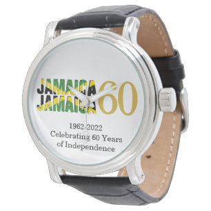 Patriottische JAMAICA 60e Jubileum Onafhankelijkhe Horloge