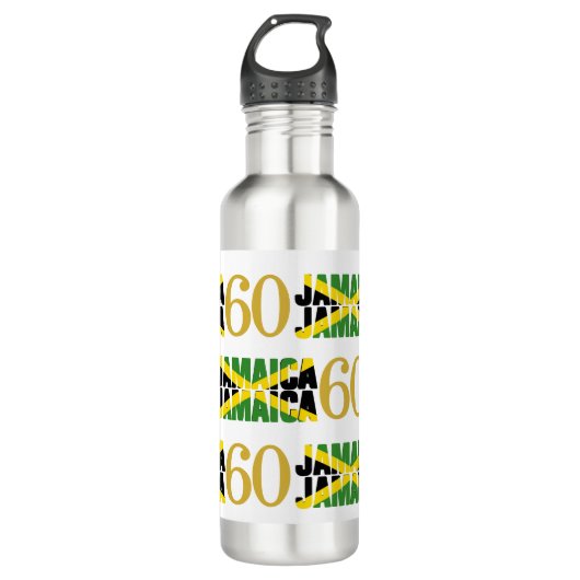 Patriottische JAMAICA 60ste Jubileum Waterfles (Voorkant)
