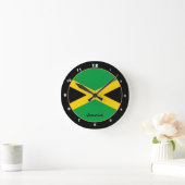 Patriottische Jamaicaanse vlag, Jamaica Home/desig Ronde Klok (Huis)