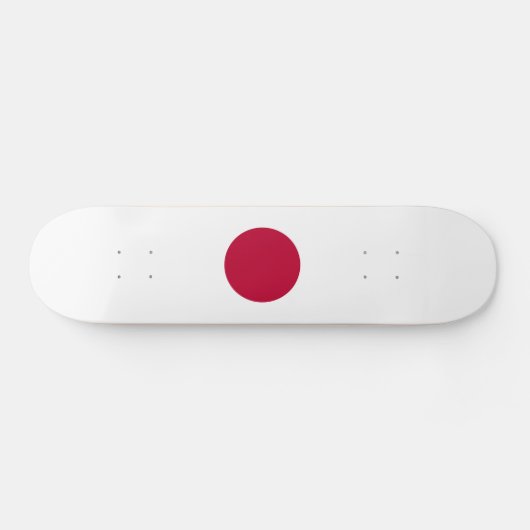 Patriottische Japanse vlag Persoonlijk Skateboard (Horizontaal)