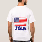 Patriottische jassen met Amerikaanse vlag | Vereni T-shirt (Achterkant)