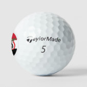 Patriottische Jemenitische vlaggen Golf Balls, Jem Golfballen (Logo)