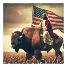 Patriottische Jezus Amerikaanse Christelijke Bijbe