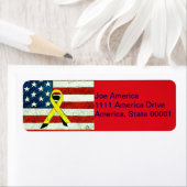 Patriottische Joe Etiket (Insitu)