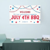 Patriottische Juli 4 de Staren Spandoek (Beurs)