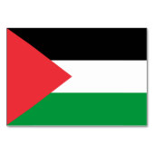Patriottische kaart met de vlag van Palestina (Voorkant)