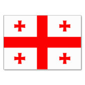 Patriottische kaart met vlag van Georgië (Achterkant)