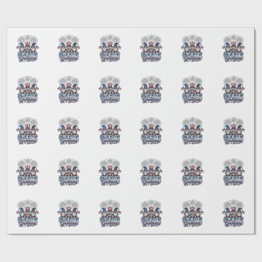 Patriottische Kabouter Chillen Met Mijn Kaboutervr Cadeaupapier (Vlak)