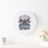 Patriottische Kabouter Chillin Met Mijn Kabouter T Grote Klok (Huis)