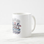 Patriottische Kabouter Chillin Met Mijn Kabouter T Koffiemok (Voorkant rechts)