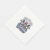 Patriottische Kabouter Chillin Met Mijn Kabouter T Servet (Hoek)