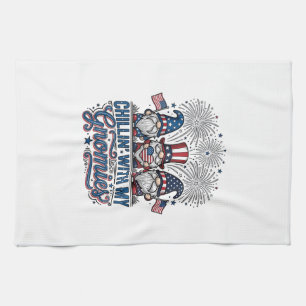 Patriottische Kabouter Chillin Met Mijn Kabouter T Theedoek