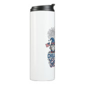 Patriottische Kabouter Chillin Met Mijn Kabouter T Thermosbeker (Gedraaid links)