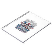 Patriottische Kabouter Chillin Met Mijn Kabouters  Notitieboek (Linkerzijde)