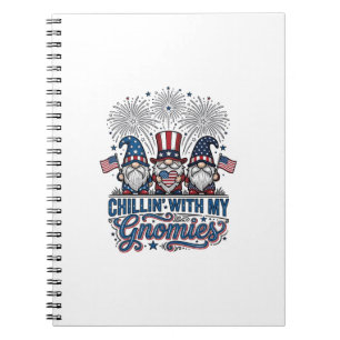 Patriottische Kabouter Chillin Met Mijn Kabouters  Notitieboek