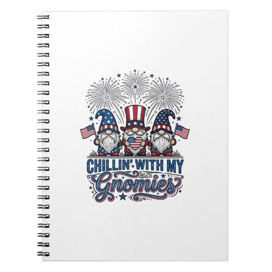 Patriottische Kabouter Chillin Met Mijn Kabouters  Notitieboek (Voorkant)