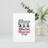 Patriottische Kabouter Fijne Herdenkingsdag Vintag Briefkaart (Staand voorkant)