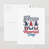 Patriottische Kabouter Fijne Herdenkingsdag Vintag Briefkaart (Voorkant / Achterkant)