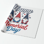 Patriottische Kabouter Fijne Herdenkingsdag Vintag Cadeaupapier (Uitgerold)
