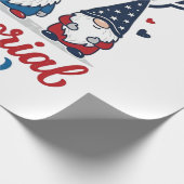 Patriottische Kabouter Fijne Herdenkingsdag Vintag Cadeaupapier (Hoek)