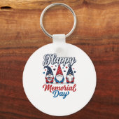 Patriottische Kabouter Fijne Herdenkingsdag Vintag Sleutelhanger (Voorkant)