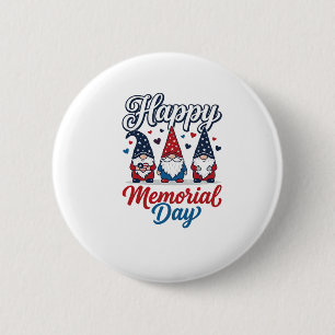 Patriottische Kabouter Gelukkige Herdenkingsdag Vi Ronde Button 5,7 Cm