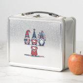 Patriottische Kabouter Trio Vintage Vector Ontwerp (In situ)