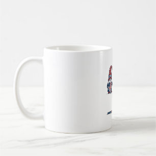 Patriottische Kabouter Trio Vintage Vector Ontwerp Koffiemok