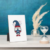 Patriottische Kabouter USA Ster Vector Shirt Ontwe Fotoplaat (Zijkant)