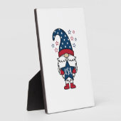 Patriottische Kabouter USA Ster Vector Shirt Ontwe Fotoplaat (Zijkant)