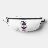Patriottische Kabouter USA Ster Vector Shirt Ontwe Heuptasje (Liggend)