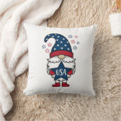 Patriottische Kabouter USA Ster Vector Shirt Ontwe Kussen (Deken)