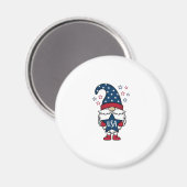 Patriottische Kabouter USA Ster Vector Shirt Ontwe Magneet (Voorkant / Achterkant)