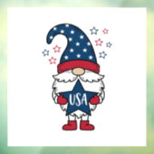 Patriottische Kabouter USA Ster Vector Shirt Ontwe Raamsticker (Vel 3)