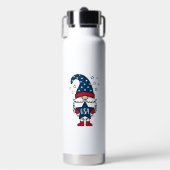 Patriottische Kabouter USA Ster Vector Shirt Ontwe Waterfles (Voorkant)