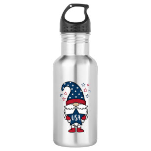 Patriottische Kabouter USA Ster Vector Shirt Ontwe Waterfles