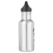 Patriottische Kabouter USA Ster Vector Shirt Ontwe Waterfles (Links)