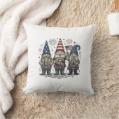 Patriottische Kabouter USA Vintage Vierde Juli Shi Kussen (Deken)