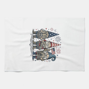 Patriottische Kabouter USA Vintage Vierde Juli Shi Theedoek