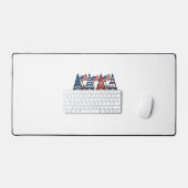 Patriottische Kabouter Verpleegster Vector Vintage Bureaumat (Keyboard & Muis)