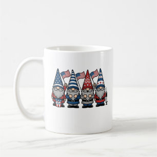 Patriottische Kabouter Verpleegster Vector Vintage Koffiemok
