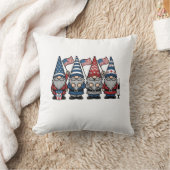 Patriottische Kabouter Verpleegster Vector Vintage Kussen (Deken)