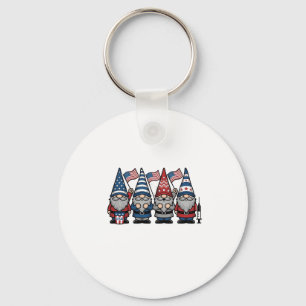 Patriottische Kabouter Verpleegster Vector Vintage Sleutelhanger